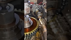 Machine à découper les engrenages CNC #technologie #machine #cnc
