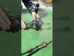 Contrôleur d'accélérateur à main noir avec guidon plus épais pour fourgons, camions, excavatrices et rouleaux compresseurs